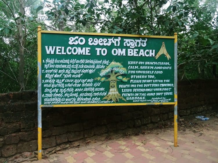 Willkommen am Om Beach!