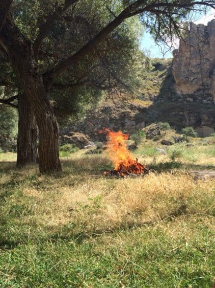 Ein kleines Lagerfeuer