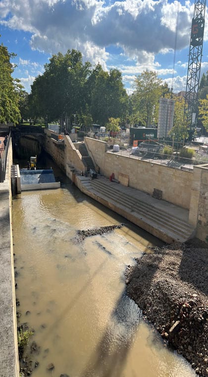 Die Leinewelle in Hannover