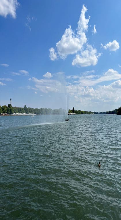 Hannover Maschsee Blick: Richtung Südufer