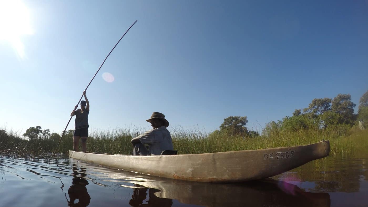 Fahrt mit dem Mokoro