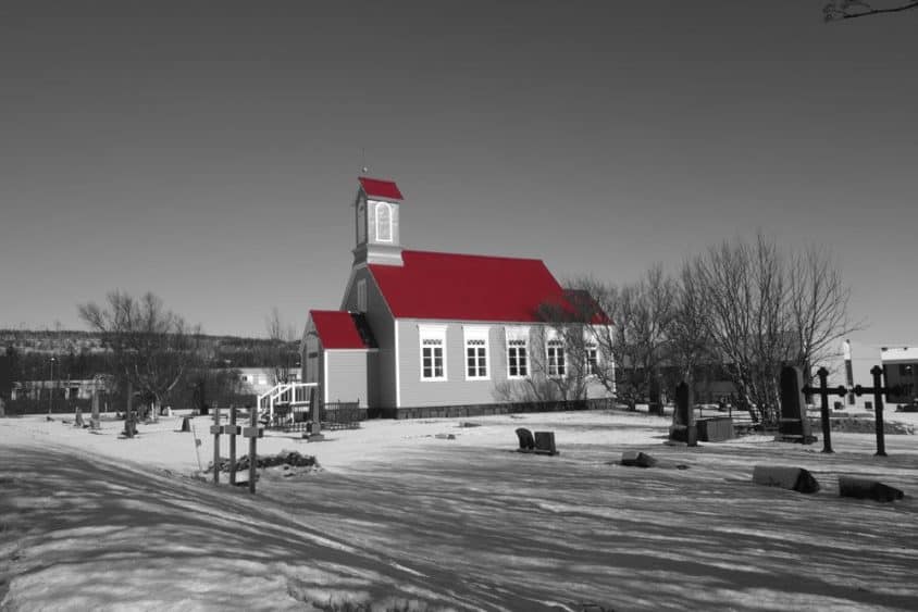 Typische Kirche (Reykholt)