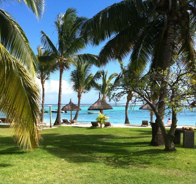 Palmenstrand „Le Morne“ auf Mauritius
