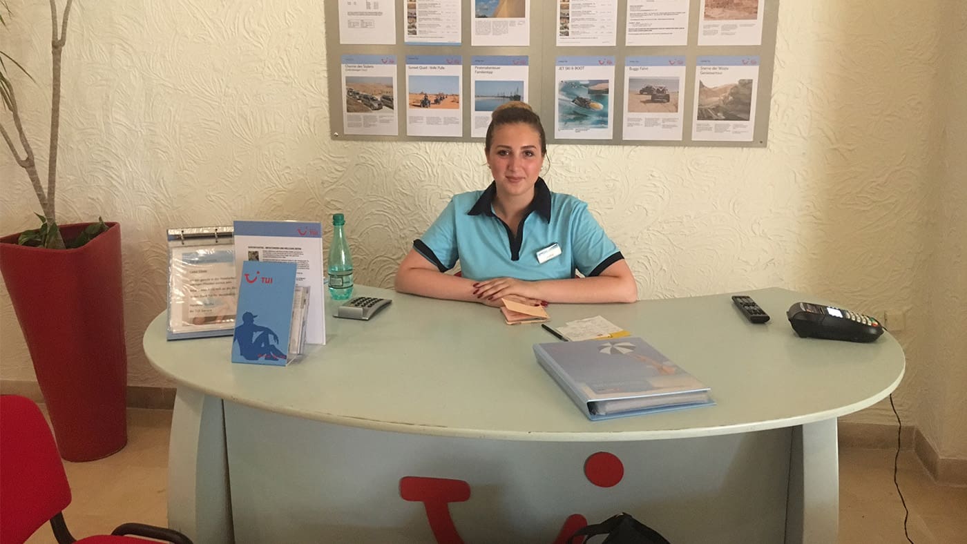 Dies war mein Arbeitsplatz im TUI MAGIC LIFE Penelope Beach