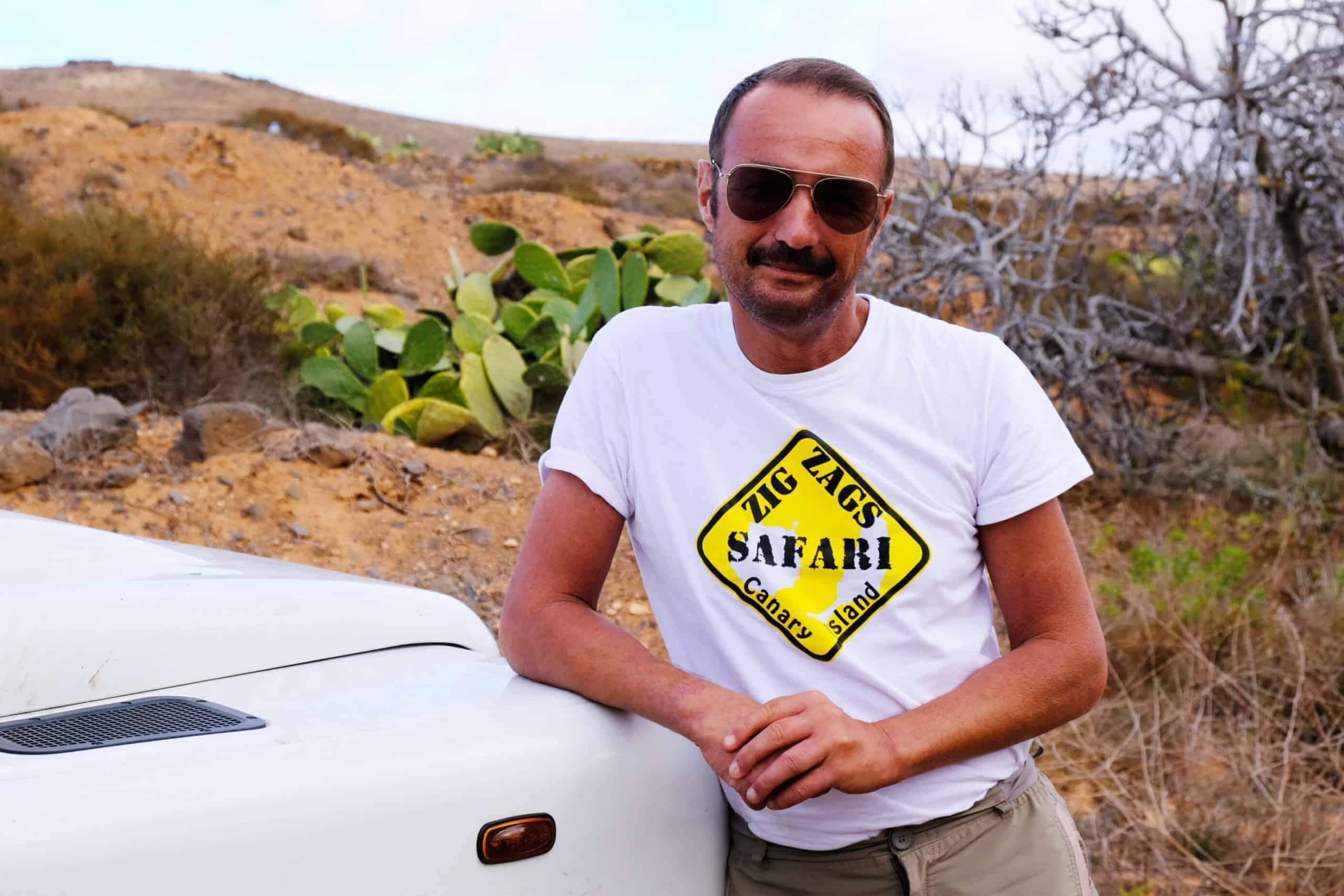 Antonios Familie lebt seit vielen Generationen auf der Insel. Heute ist er mein Guide und Jeep-Fahrer. 