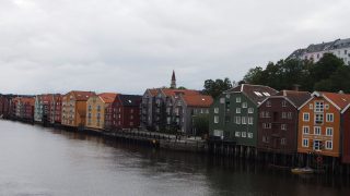 Die bunten Häuser von Trondheim