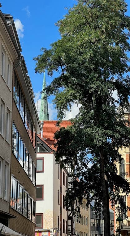 Hannover Sehenswürdigkeiten Vierkirchenblick Kreuzkirche