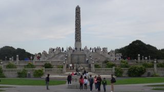 Der berühmte Vigelandpark mit seinen Skulpturen