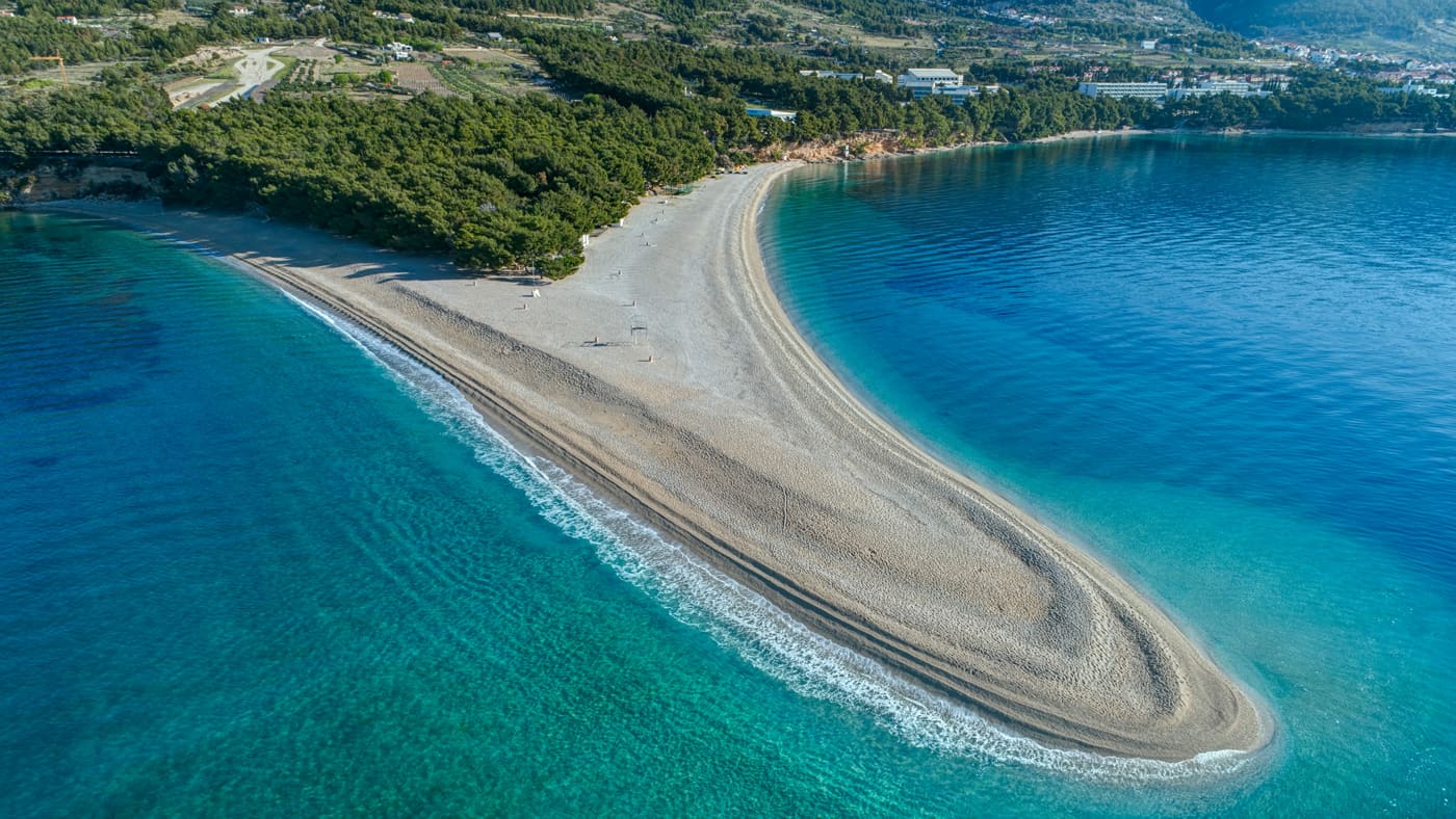 Zlatni Rat - Der schöne Strand auf der Insel Brač