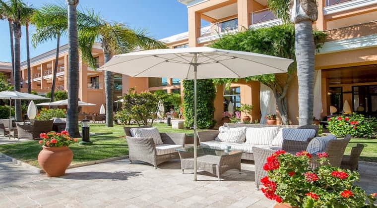Gartenbereich am Hotel Hipotels Barrosa Palace