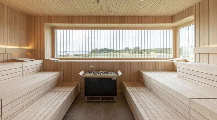 Panorama Sauna im Arborea Marina Resort