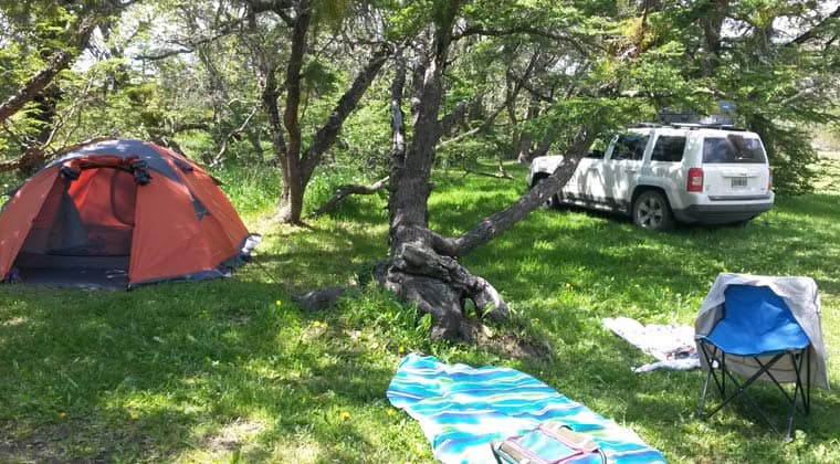 Argentinien Patagonien Camping Sieben Seen Route