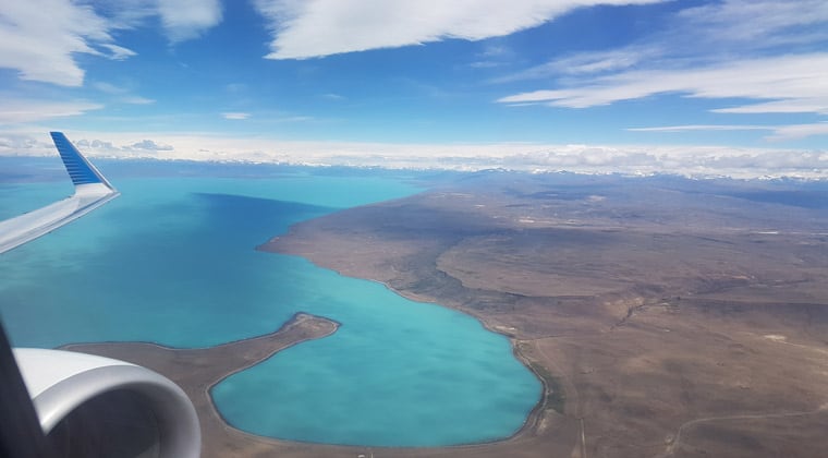Argentinien Patagonien Flug nach San Martin de los Andes