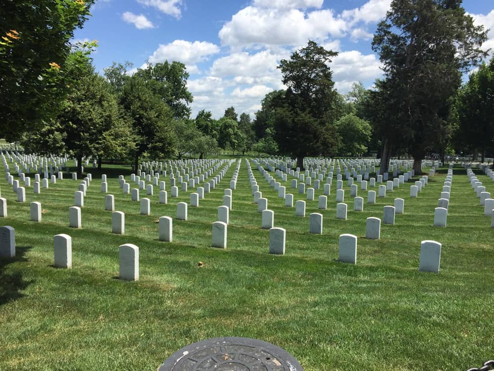 Der bekannte Nationalfriedhof Arlington