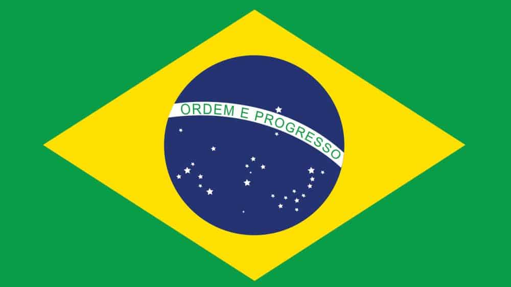 Der Sternenhimmel der brasilianischen Flagge zeigt die Sternenkonstellation, die am zum Tag der Gründung der Republik am Himmel über Rio de Janeiro zu erblicken war. 27 Sterne für Brasiliens Bundesstaaten.