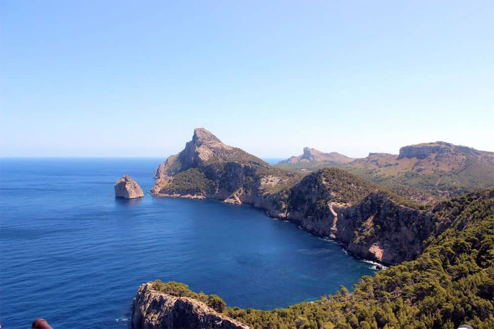 Die Aussicht vom Cap Formentor auf Mallorca 