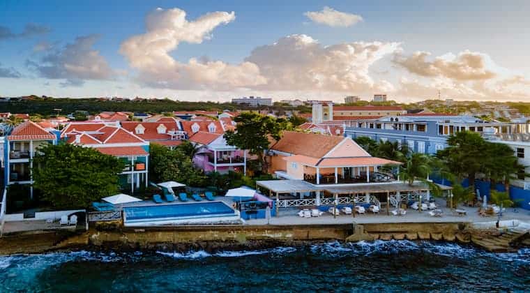 Blick auf Pietermaai Curacao