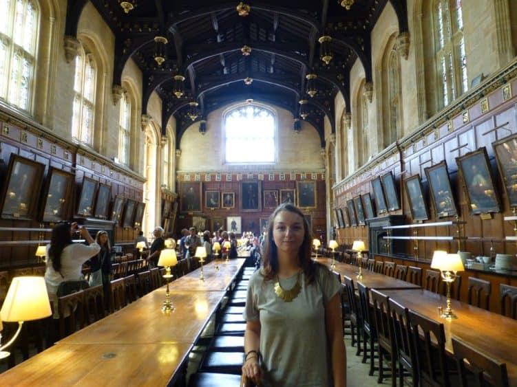 Dinieren ist hier zwar für mich nicht erlaubt, dennoch ist die Dining Hall ein Hingucker!