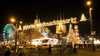 Erfurter Weihnachtsmarkt auf dem Domplatz © Stadtverwaltung Erfurt