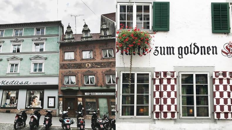 Alte Fassaden in Bregenz.