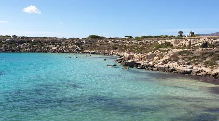 Cala Azzurra Sandstrand Favignana