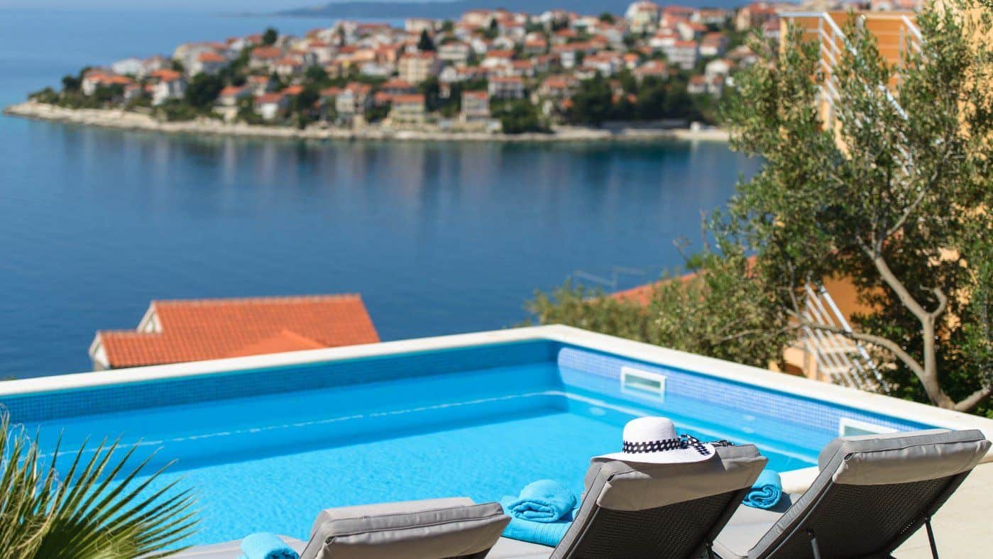 Ferienhaus mit Pool in Kroatien