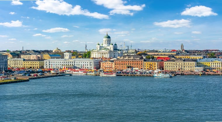 Finnland Blick auf Helsinki