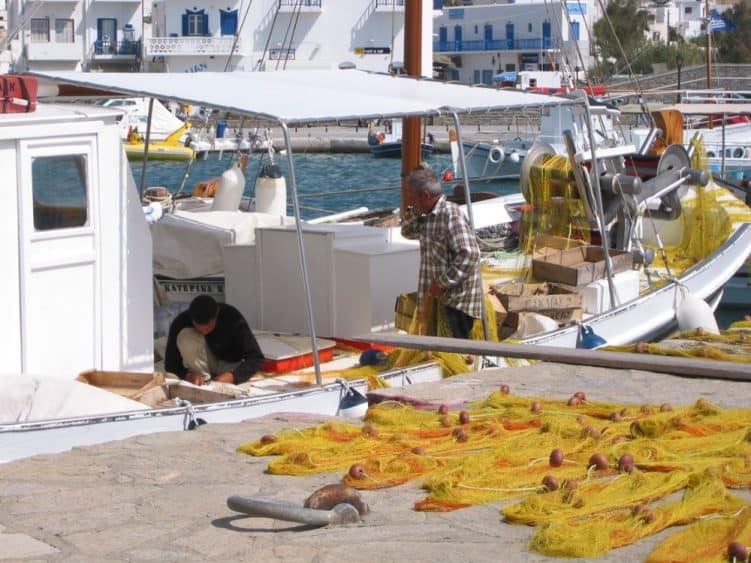 Fischerboot kykladen