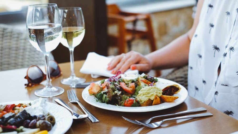 Leckeres Essen vom Buffet