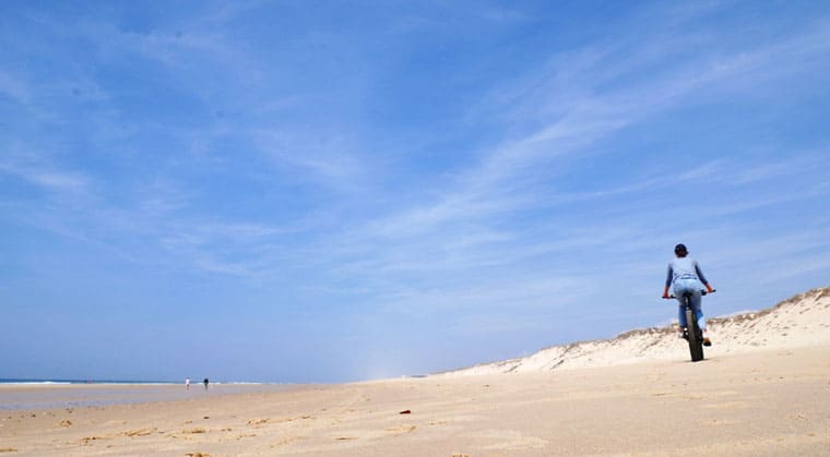 Fatbike fahren in Lacanau