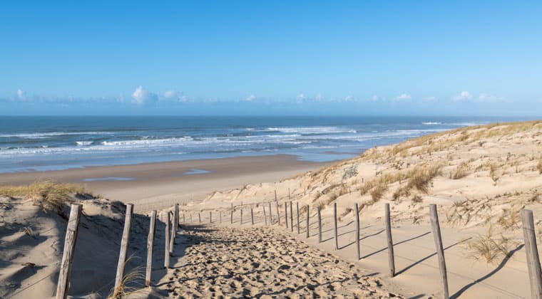 Frankreich Strand Lacanau