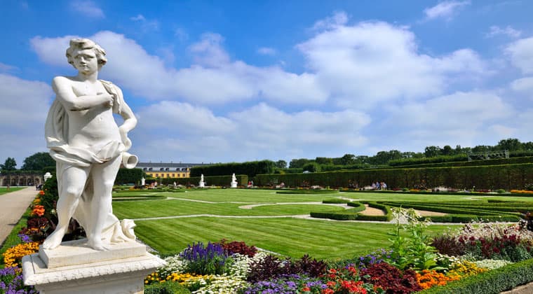 Die wunderschön angelegten Herrenhauser Gärten