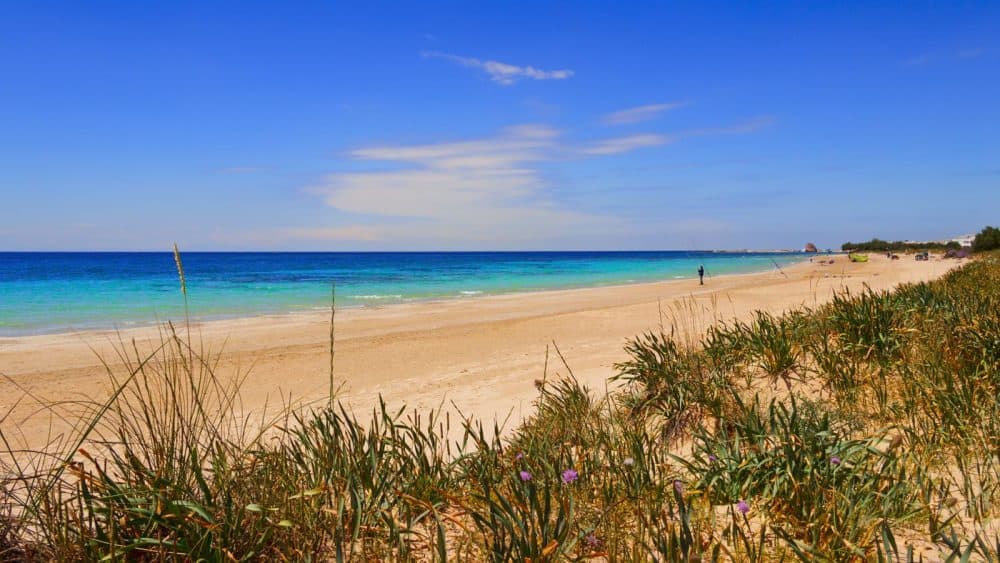 Strand Torre Pali in Apulien