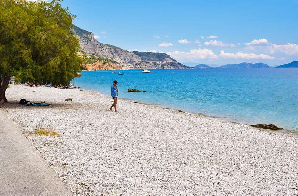 Die heißen Quellen von Kamena Vourla