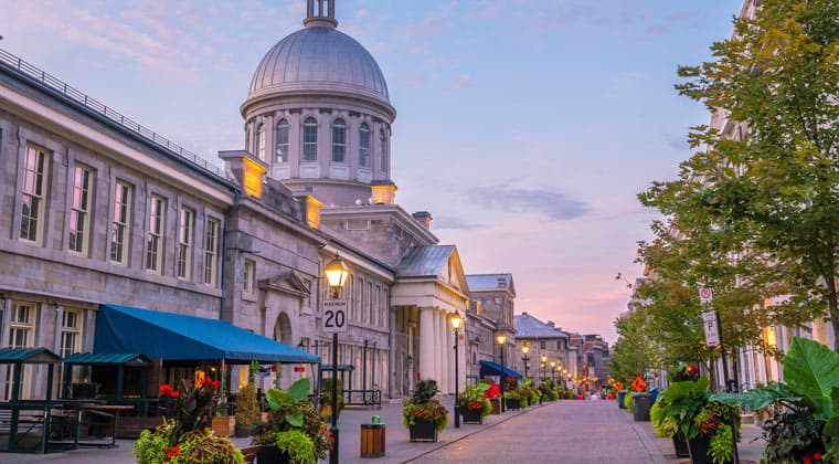 Kanada Altstadt Montreal Cobblas