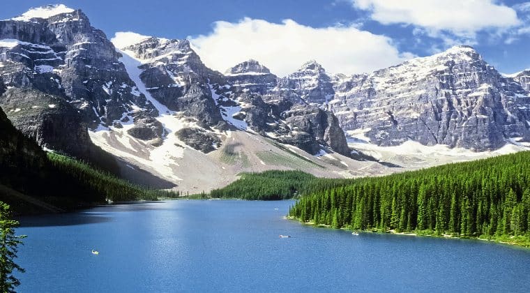 Kanada Banff Berge und See
