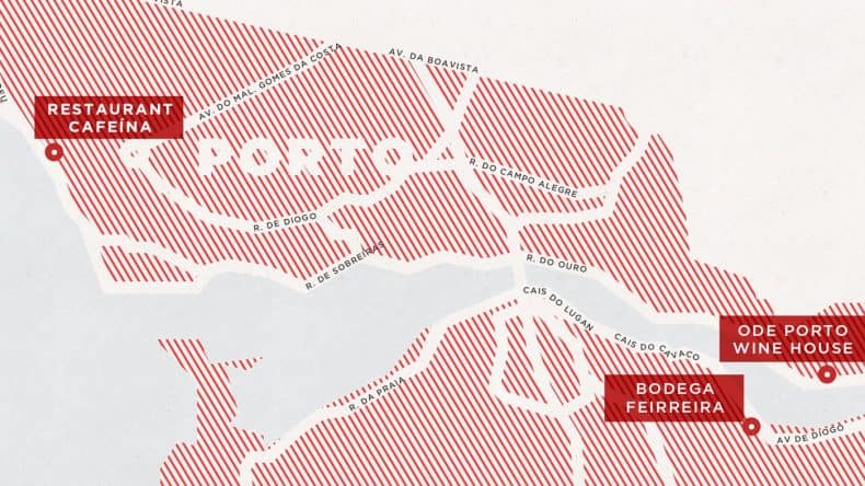 Karte Portwein