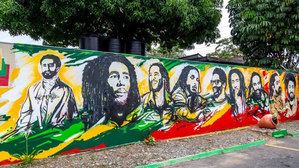Bob Marley ist natürlich überall auf Jamaika sichtbar