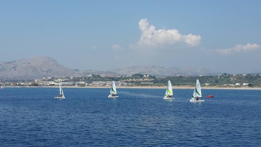 Und haben einen tollen Blick auf Kolymbia