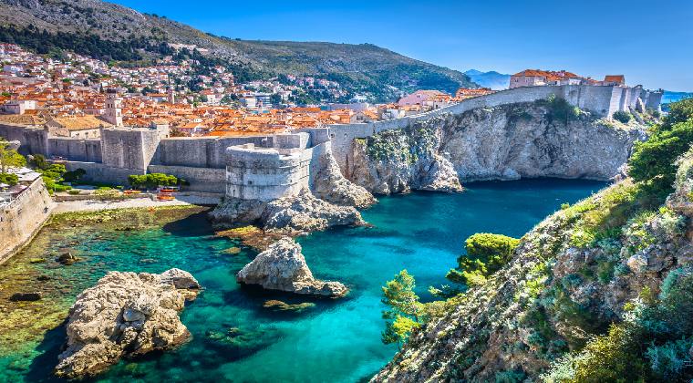 Wunderschöne Altstadt von Dubrovnik in Kroatien