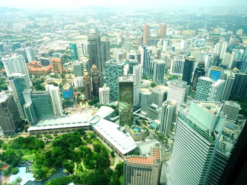 Kuala Lumpur: Blick von den Petronas Towers