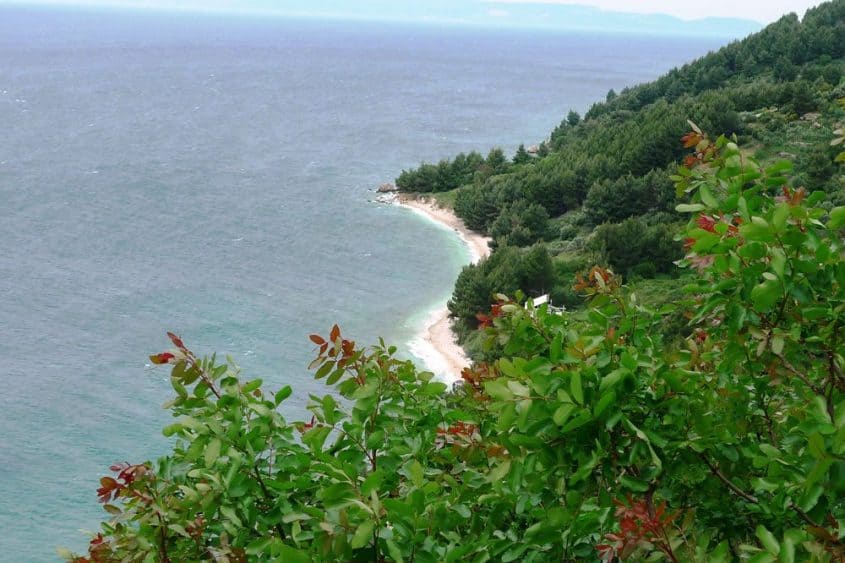 Küste vor Igrane, Kroatien
