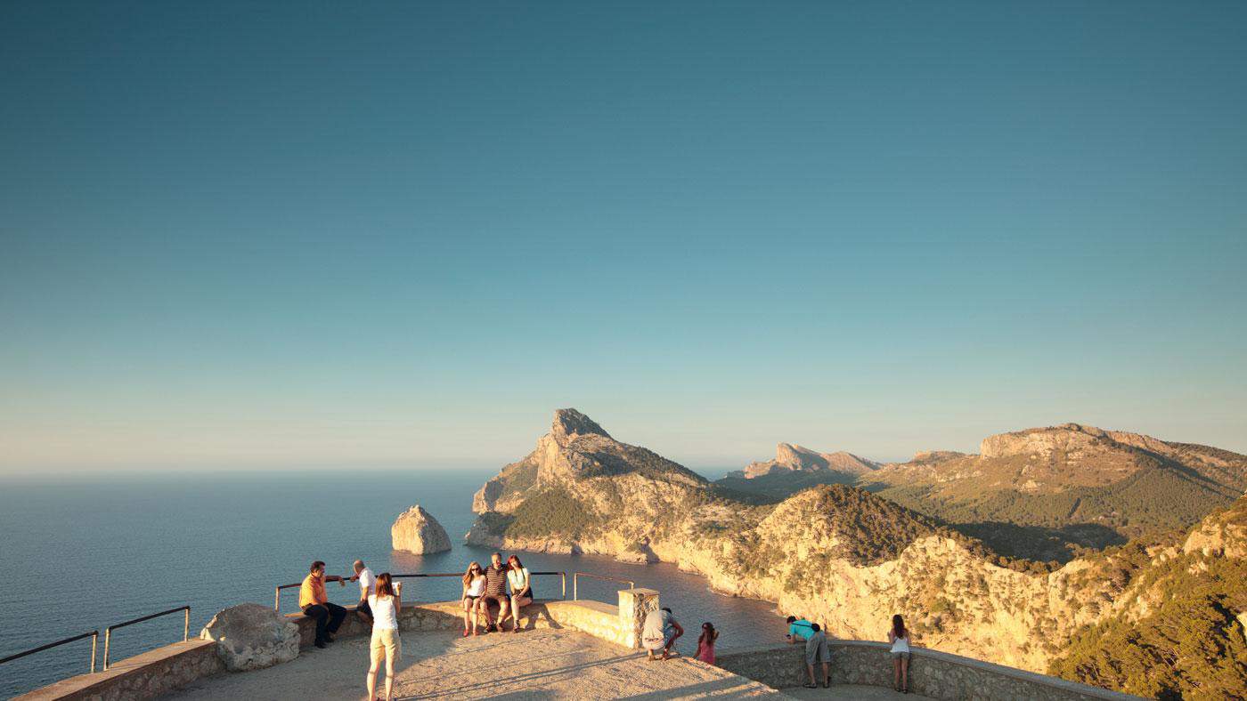 Die Aussicht am Cap Formentor auf Mallorca