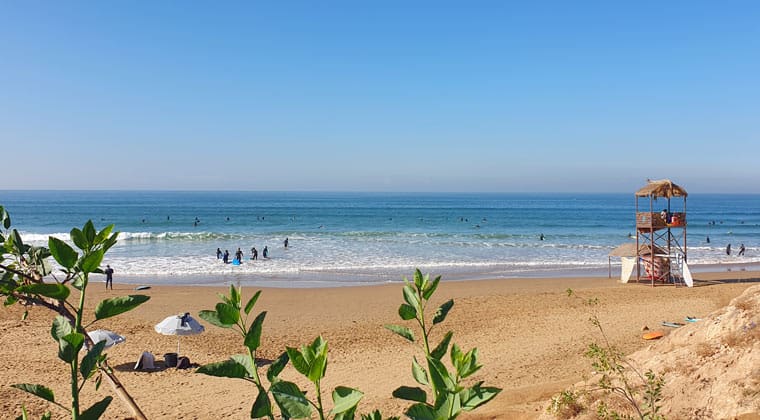 Marokko Strand blaues Wasser