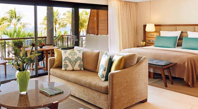 Die Tropical Suite im Royal Palm Beachcomber Luxury Resort auf Mauritius