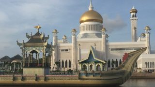 Die Moschee Masjid Sultan Omar Ali Saifuddien ist das Aushängeschild des kleinen Landes