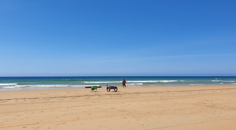 Playa del Palmar Andalusien Strand Costa de la Luz