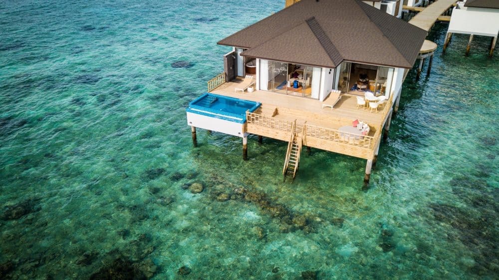 Luxus der Extraklasse: Die riesige Präsidentensuite mit Pool und Meerzugang