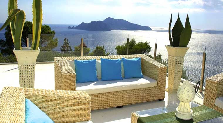 Die gigantische Aussicht auf Capri