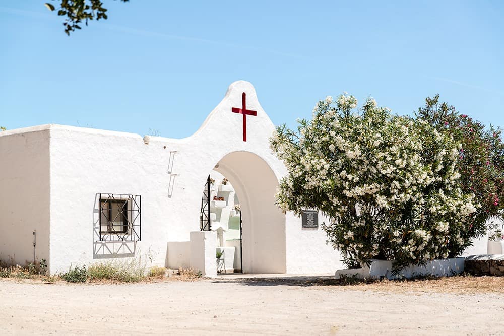 Santa Eulalia Ibiza Friedhofsmauer